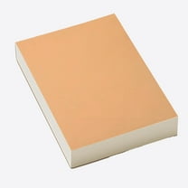 Thick Sketchbook Blank Drawing Book Portable Notebook 250 Sheets 500 Pages Tearable Paper Khaki Cover W-627 Khaki