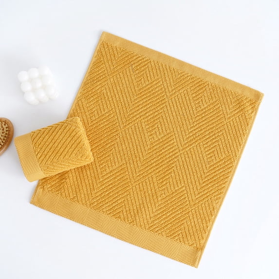 Thick Soft Absorbent Face Towel, Durable Household Washcloth, Spa, Bathroom and Gym Use, Quick Dry Lightweight Towel, Reinforced Edges, Multi-Purpose Home and Travel Essential