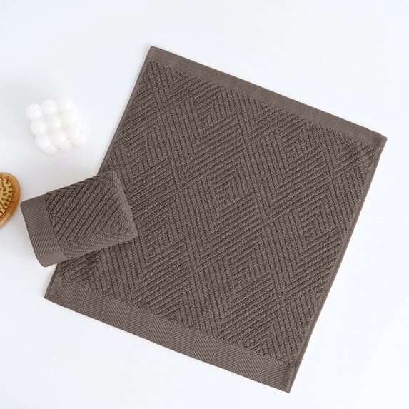 Thick Soft Absorbent Face Towel, Durable Household Washcloth, Spa, Bathroom and Gym Use, Quick Dry Lightweight Towel, Reinforced Edges, Multi-Purpose Home and Travel Essential