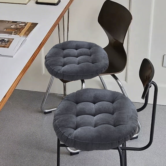 Thick Soft Corduroy Chair Cushion for Comfortable Dining and Patio Seating - Versatile Floor Pillow for Extra Support, Perfect for Relaxing, Reading, and Entertaining with Friends and Family