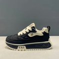 thumbnail image 1 of [Thick-Sole Athletic Sneakers] Men's Thick-Sole Athletic Sneakers Compatible for, & Daily Wear - Lace-Up Low-Top Shoes with Cushioned PVC Sole, Upper & Retro Style - Minimalist Outdoor/Urban Footwear, 1 of 9