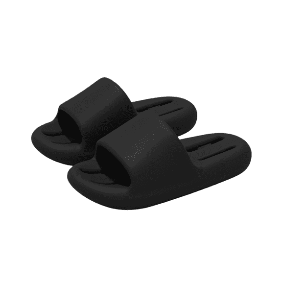 Thick Sole Shower Sandals - Say Goodbye to Hard Floors with These Plush, Non-Slip EVA Slippers for Women & Men, Perfect Bathroom Companion