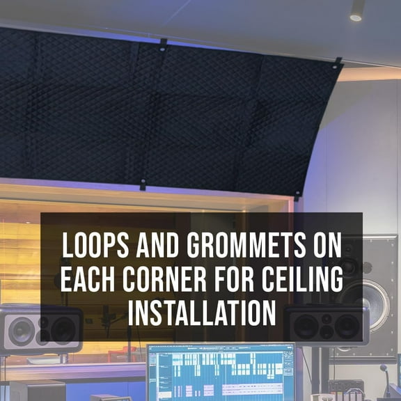 Thick Sound Dampening Blanket 48x78 - Door Window Light Blocker Insulated Pattern