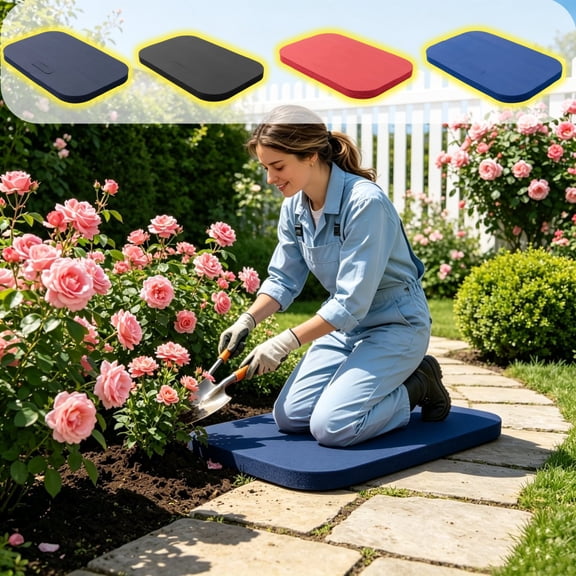 Thick Sponge Kneeling Pad, Waterproof Non-slip Knee Cushion, Comfortable Support Mat for Outdoor Gardening, Yard Work, Household Cleaning and Bath Care