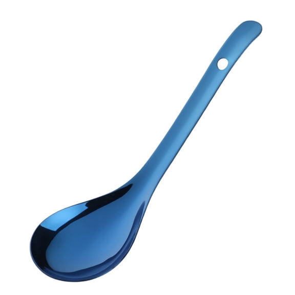 Thick Stainless Steel Coffee Dessert Rice Soup Spoons Anti-rust Table Teaspoons