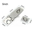 thumbnail image 1 of Thick Stainless Steel Lock Plate Furniture Accessories Anti-theft Door Lock, 1 of 7