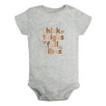 thumbnail image 1 of Thick Thighs & Fall Vibes Funny Rompers For Babies, Newborn Baby Unisex Bodysuits, Infant Jumpsuits, Toddler 0-12 Months Kids One-Piece Oufits (Gray, 6-12 Months), 1 of 4