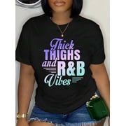 Thick Thighs R&B Vibes T-Shirt