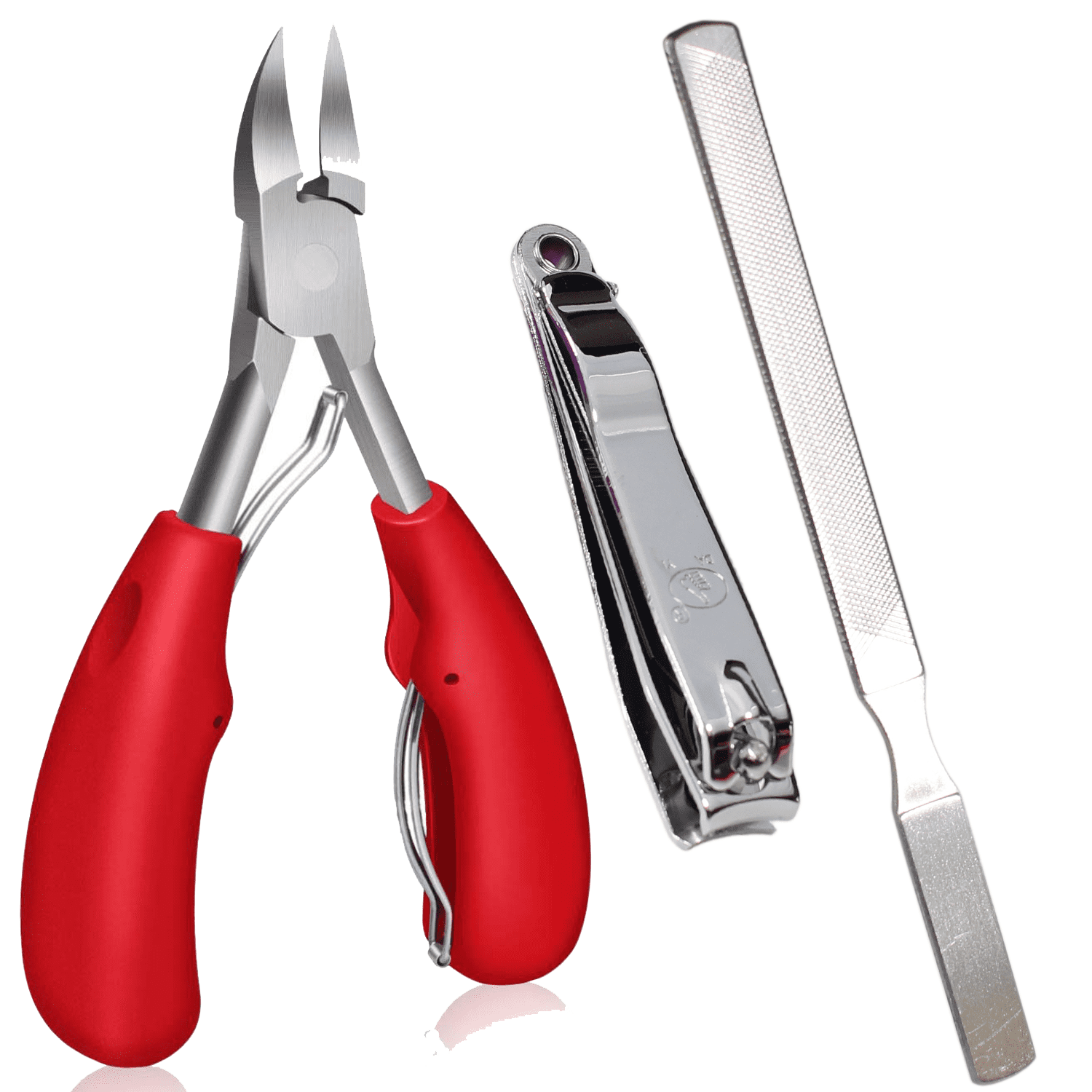 Thick Toenail Clippers, Nail Clippers for Thick & Ingrown Toenails Heavy  Duty Professional Podiatrist Toenail Clippers 