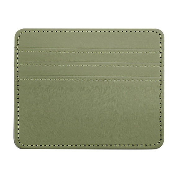 Thick Top Loaders for Cards Credit Card Holder Slim Minimalist Front ID Small Compact Leather