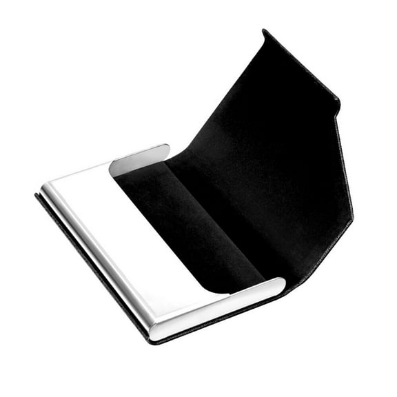 Thick Top Loaders for Cards Stainless Multi Card Case Holder Wallet Credit Card ID Case Holder For Men & Women Black