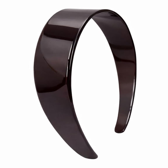 Thick Tortoise Shell Headband, 1/2 PCS Ligth Flexible No Slip Durable Fashion Hair Hoop, 1.5 inch Classic Thick Wide Headband with Teeth for Women (Dark hawksbill (reddish))