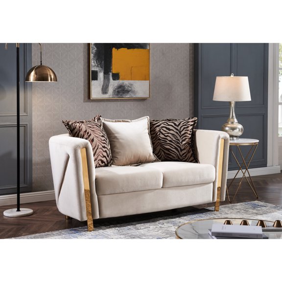 Thick Velvet - Comfortable Seating for 2 - Primary Living Space - Cozy and Stylish Addition