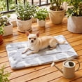 thumbnail image 1 of Thick Warm Pet Sleeping Mat for Dogs and Cats, All Season Polyester Bed Pad, White or Blue, Supportive Cushion for Crates, Sofas, Carriers and Home Comfort, 1 of 6