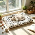 thumbnail image 1 of Thick Warm Pet Sleeping Mat for Dogs Cats, All Season Soft Plush Bed Pad, Comfortable Fluffy Pet Cushion for Crate Kennel Sofa Floor, Machine Washable Anti-Slip Pet Mattress for Indoor, 1 of 6