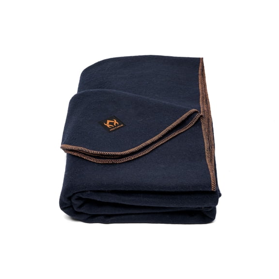 Thick Warm Washable Military Wool Blanket, Multi-Use Outdoor Throw for Camping, Stadium, Picnic, Travel, Car & Bushcraft Survival
