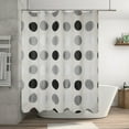 thumbnail image 1 of Thick Waterproof Mildew-Proof Plastic Shower Curtain - Bathroom Dry & Wet Separation Curtain, Durable Water-Resistant Curtain for Toilet, Bathroom & Bedroom Spaces, 1 of 6
