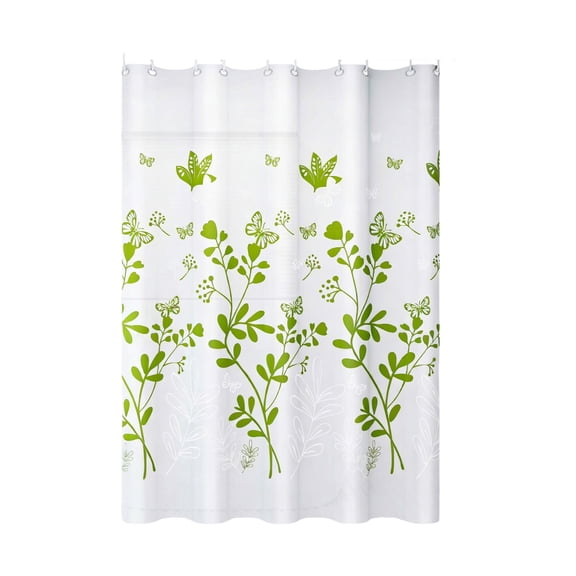 Thick Waterproof Mildew-Proof Plastic Shower Curtain, Dry Wet Separation Bathroom Curtain for Home, Bedroom and Toilet Use