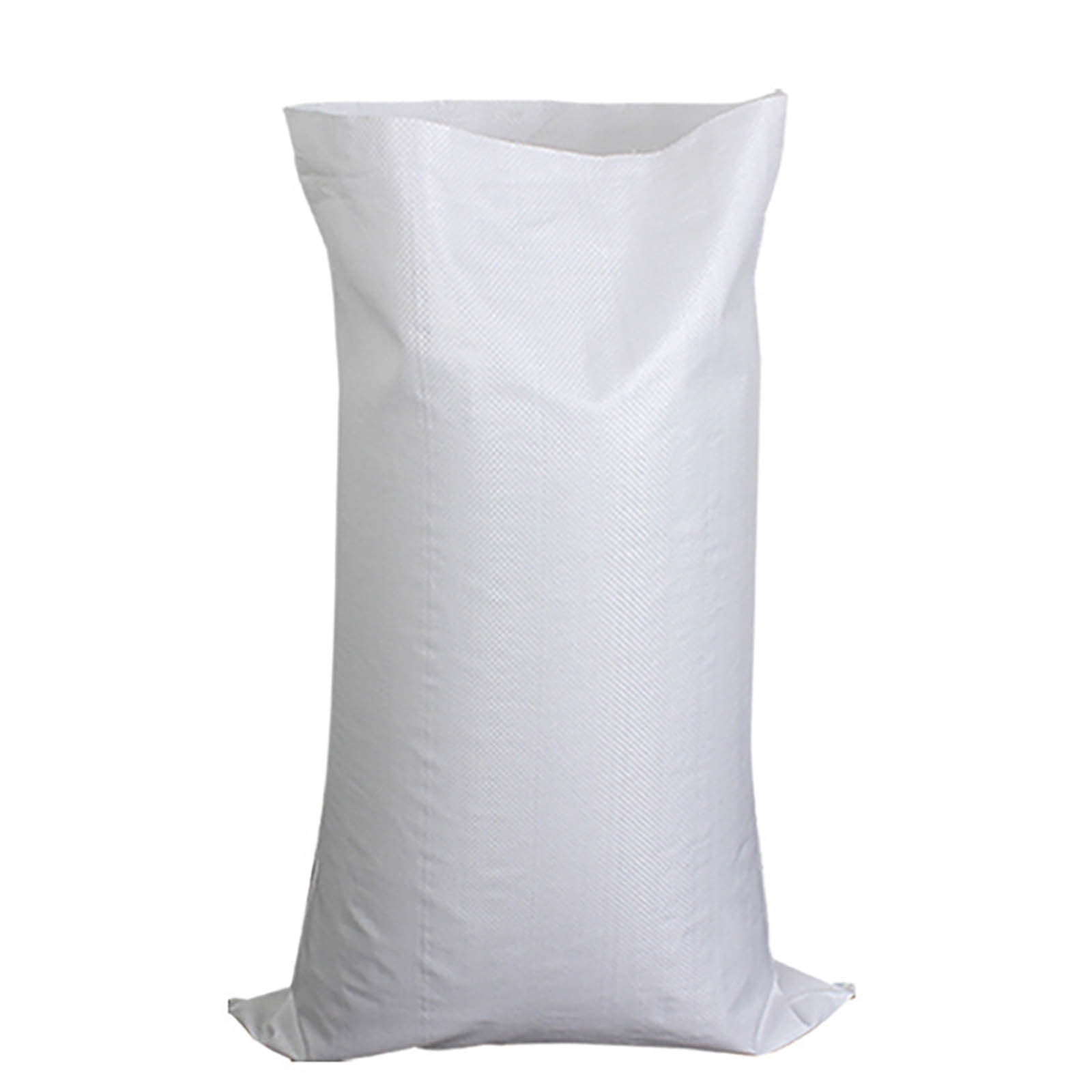 Thick White Film Woven Bag Flooding Sandbag Packaging 17x30in Folding