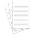 thumbnail image 1 of Thick White Note Cards for notes or thoughts, Printed black ruled lines Both sides - Vertical Ruled Cards"100 per pack" (4 x 6), 1 of 5