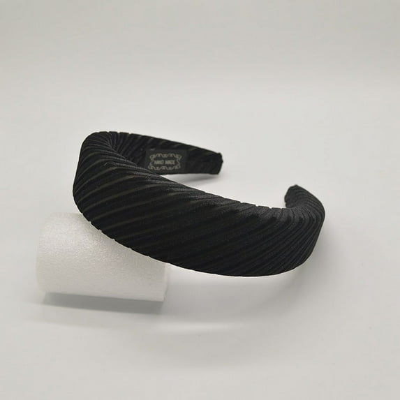Thick Wide Velvet Headbands for Women - Soft and Adjustable