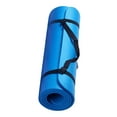 thumbnail image 1 of Thick Yoga Mat Non Flexible Workout Mat with Carry Strap Lightweight Portable Fitness Exercise Mat for Pilates Gym Home Training Shock Absorbent, 1 of 1