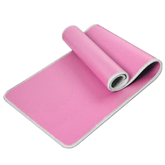 Thick Yoga Mat Non Slip, Large Size 72" L x 32" W x 0.6" TH, Premium Exercise & Fitness Mat with Carrying Strap and Bag,Workout Mats for Home,Pink