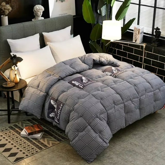 Thick and Cozy 220x240cm Rushed Hotel Quilt Duvet for Single and Double