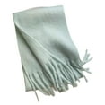 thumbnail image 1 of Thick and Warm Shawl Solid Color Scarf, Versatile Scarf, 1 of 9