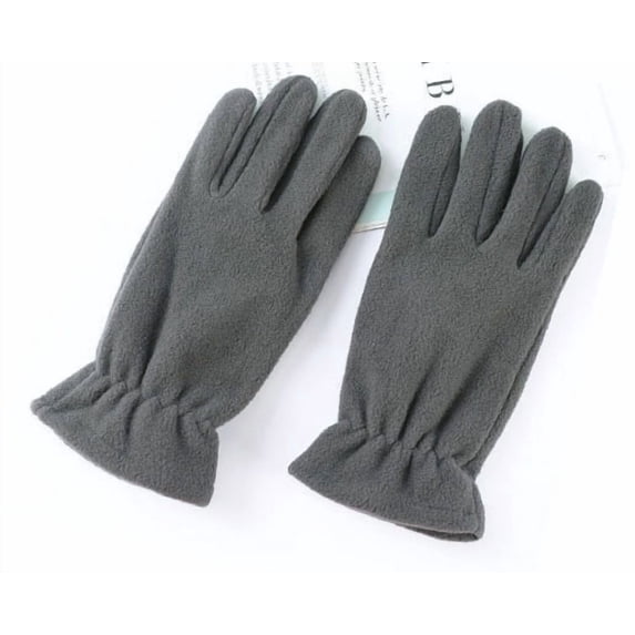 Thick fleece-lined gloves, elegant and simple, warm gloves, novelty