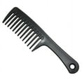 thumbnail image 1 of Thick plastic big knife comb big wave hair comb big tooth comb massage comb plastic comb shampoo comb-black, 1 of 5