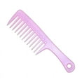 thumbnail image 1 of Thick plastic big knife comb big wave hair comb big tooth comb massage comb plastic comb shampoo comb-pink, 1 of 5