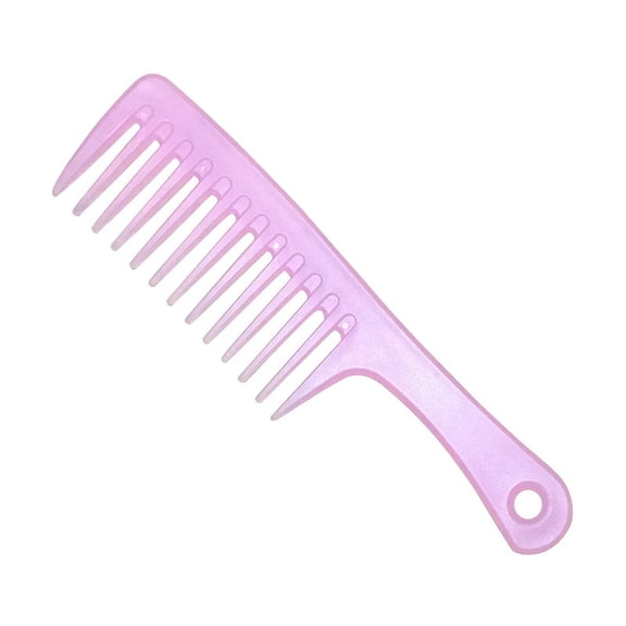 Thick plastic big knife comb big hair comb big tooth comb massage comb plastic comb shampoo comb-pink