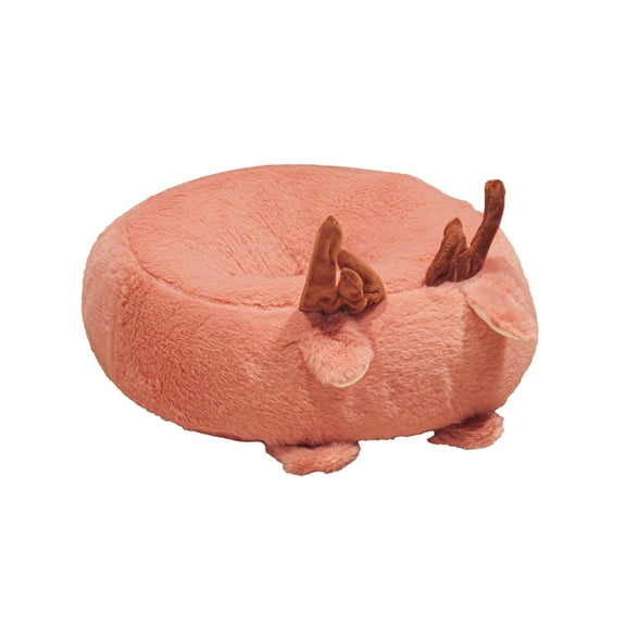 Thicken Comfort Floor Pillow Round Corduroy Floor Cushion Machine Washable Four Seasons Seat Cushion for Dining Living Room Kitchen Travel Soft Chair Pads Velvet Cushion Pillow