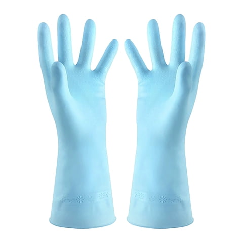 Thicken Gloves, Kitchen Cleaning Gloves Dishwashing Gloves, Premium Latex Household Gloves for Dish Washing, Laundry, Pet Care, Gardening, Non-Slip Durable Waterproof Gloves