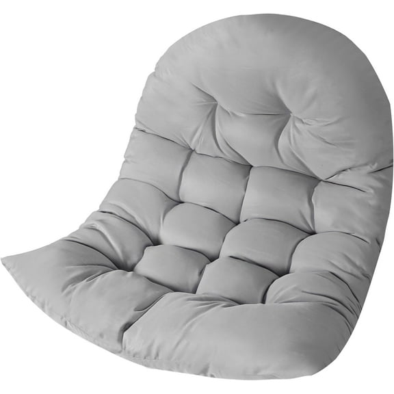 Thicken Hanging Basket Seat Cushion, Hammock Swing Chair Cushions, Soft Egg Patio Chair with High Elasticity PP Cotton, for Indoor and Outdoor Garden Offices