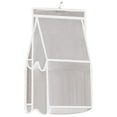 thumbnail image 1 of Thicken Hanging Organizer Foldable Polyester Double-sided Handbag Luggage Storage Rack for Living Room-White,4Grid, 1 of 8