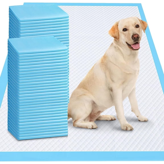 Thicken Heavy Absorbency Dog Pee Pad Extra Large- Jumbo Disposable Polymer Quick Dry No Leaking Pee Pads for Dogs, Cats, Rabbits Pets 45 Counts