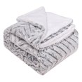thumbnail image 1 of Thicken Luxury Velvet Fleece Soft Supplies Decorative Fleece Throw Blanket For Nursery Bedroom Couch Grey, 1 of 7
