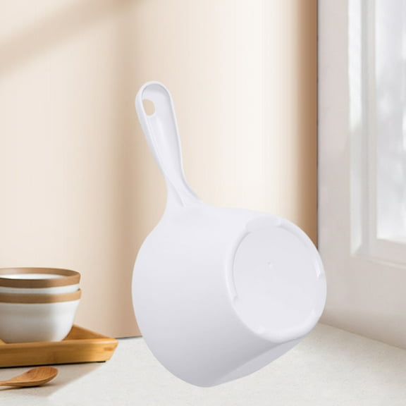 Thicken Plastic Water Ladle Bathing Ladle Water Dipper with Handle Kitchen Ladles Bath Cups Water Scoop For Bath Time Play Splash-Free Design Lightweight Easy Storage
