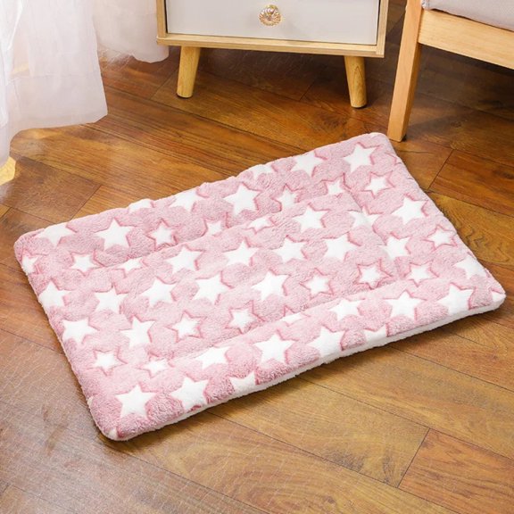 Thicken Soft Small Dog Mat Breathable Flannel Dog Sleeping Cushion Soft Cat Mat for Small Dog Winter Warm Cat Blanket