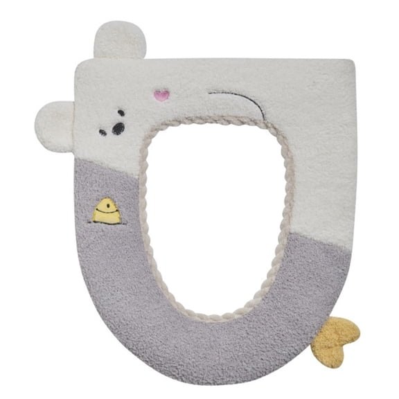Thicken Toilet seat Cover Cushion Pads Soft Warm Toilet seat Covers Bathroom Toilet Seat Cover Mat Universal