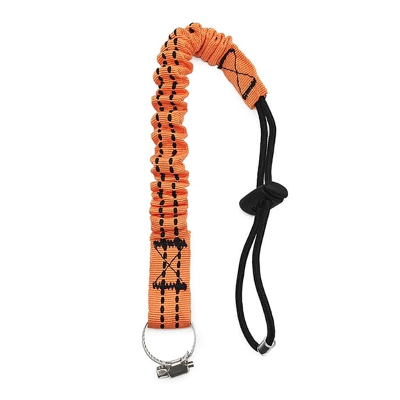 Thicken Tool Lanyard Rope with Fixed Hose Clamps Working Anti-Falling Safety Rope Tool Tethers Lanyard Easy to Use