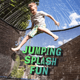 thumbnail image 1 of Thicken Trampoline Sprinkler, Outdoor Trampoline Water Play Sprinklers for Kids, Fun Water Park Summer Toys Trampoline Accessories ( 39 ft ), 1 of 9