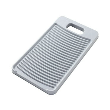 Thicken Washboard, Scrubbing Board for Household Laundry, Durable Washing Board for Hand Washing Clothes and Fabrics, Essential Washboards for Laundry Care (Grey) 6.3x11.22x0.59"
