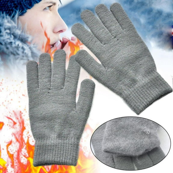 Thicken Winter Magic Gloves Stretchy Warm Knit Gloves Unisex Full Finger Mittens Gloves for Men Women