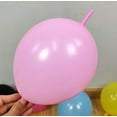 thumbnail image 1 of Thickened 10 inch vintage pink bean green avocado sand white olive green tail balloon needle tail ball Dragon connection ball - pink, 1 of 1