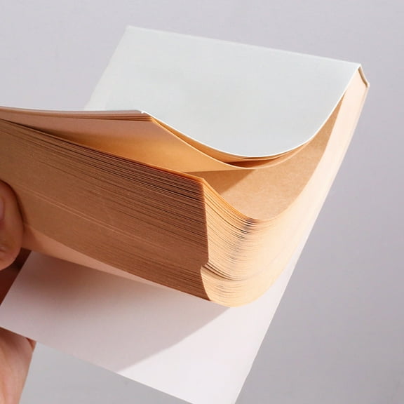 Thickened 200 Blank Sketchbook Kraft Paper Draft Paper, Maths Notebook Easy to Tear, Portable Paper Notebook Log Colour Draft Paper, for Dorm Study, Ideal for Sketching, Creative Artists, Vsgery