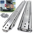 Thickened 200Lbs Heavy Drawer Slides 1 Pair 10 12 14 16 18 20 22 24 32 ...
