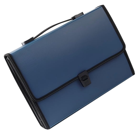 Thickened 26 Compartment Expanded File Box Waterproof A4 Document Organiser Storage Case